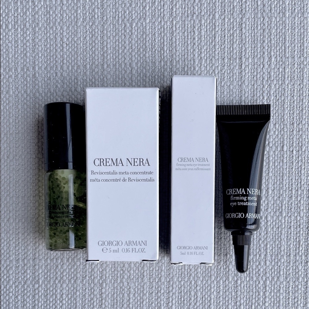 Giorgio Armani Crema Nera reviscentalis concentrate &  firming Eye Treatment